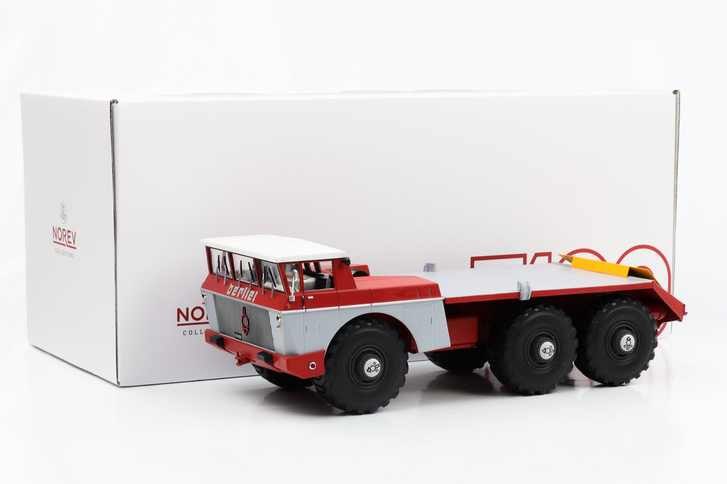 1:43 Berliet T100 LKW "Auf dem Weg nach Tulsa" Nr. 4 rot 1959 Norev 690043