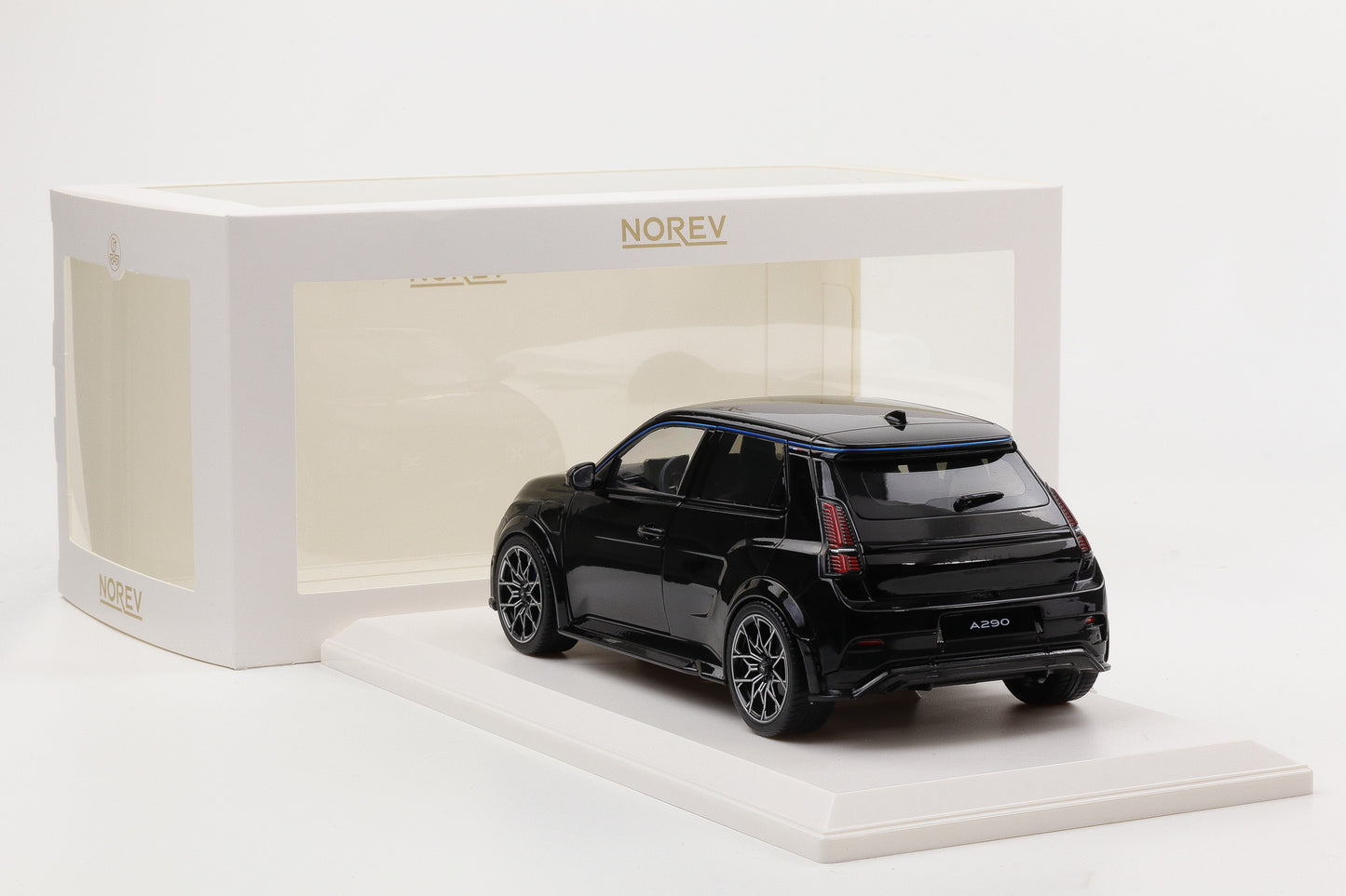 1:18 Norev Alpine A290 GTS 2025 deep black 185453 Limited Edition 300 pcs