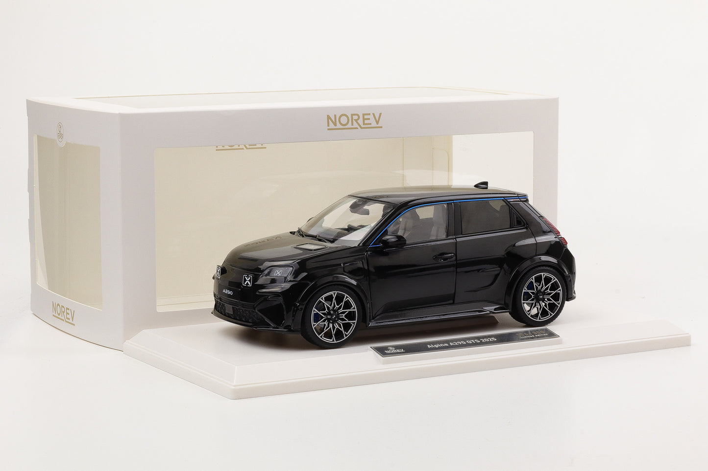 1:18 Norev Alpine A290 GTS 2025 deep black 185453 Limited Edition 300 pcs