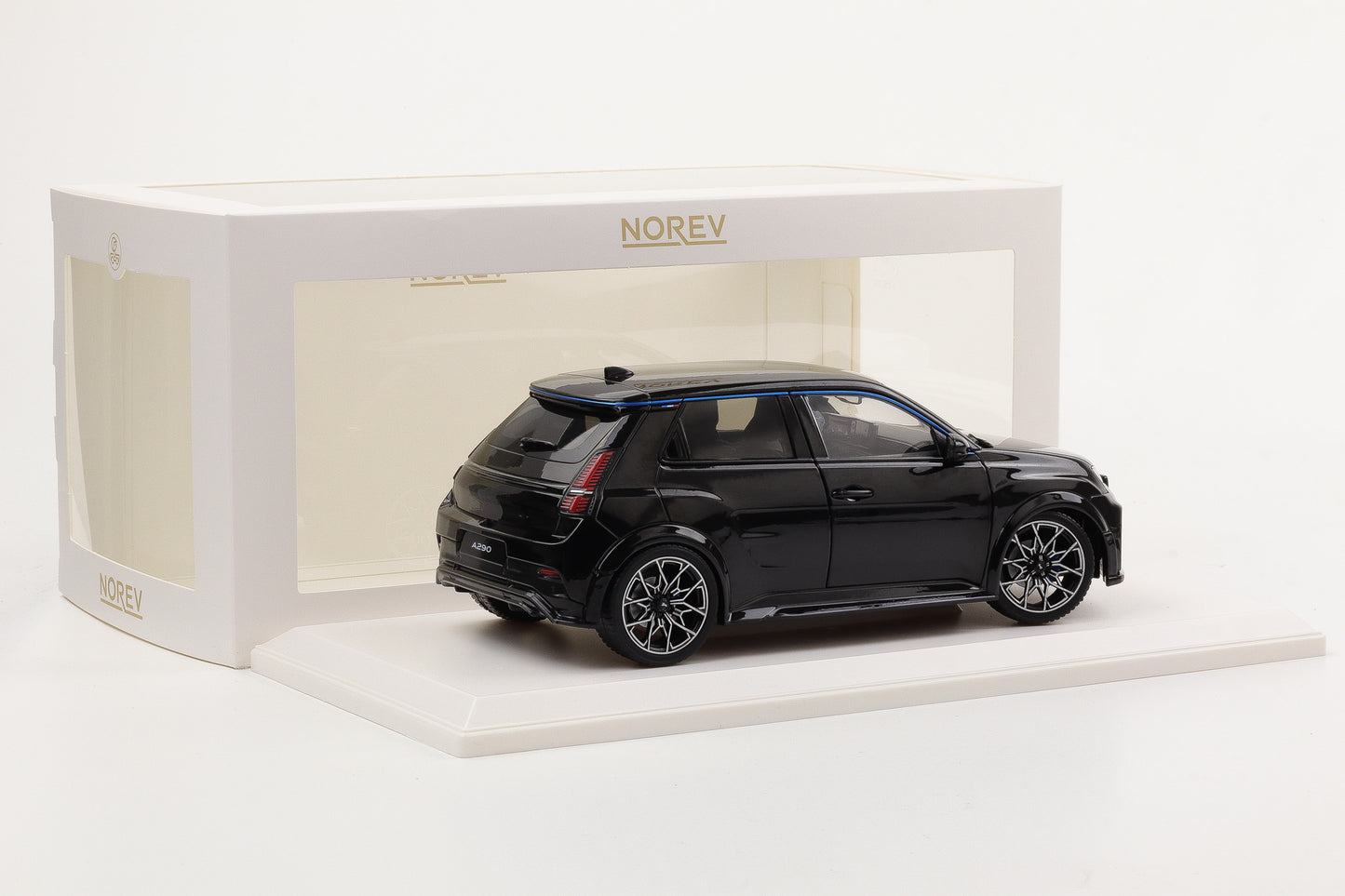 1:18 Norev Alpine A290 GTS 2025 deep black 185453 Limited Edition 300 pcs