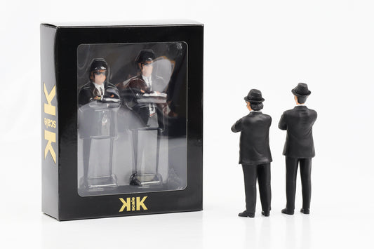 1:18 Figur Blues Brothers Movie Set 2 Figuren Elwood Jake Blues KK-Scale