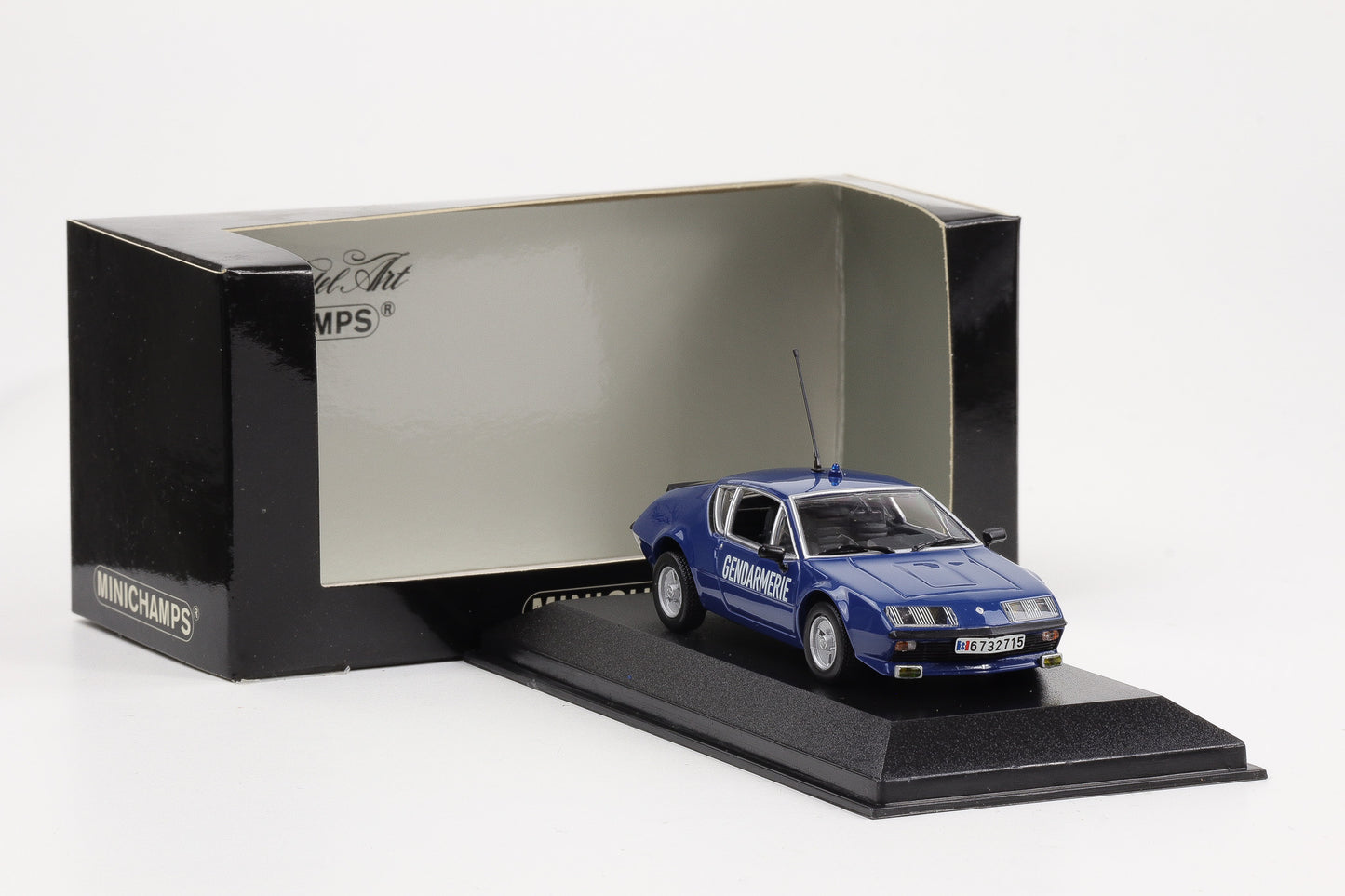 1:43 Minichamps Renault Alpine A310 Gendarmerie blau