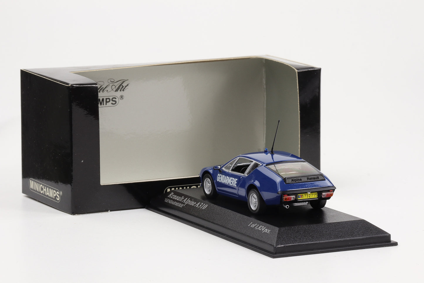 1:43 Minichamps Renault Alpine A310 Gendarmerie blau