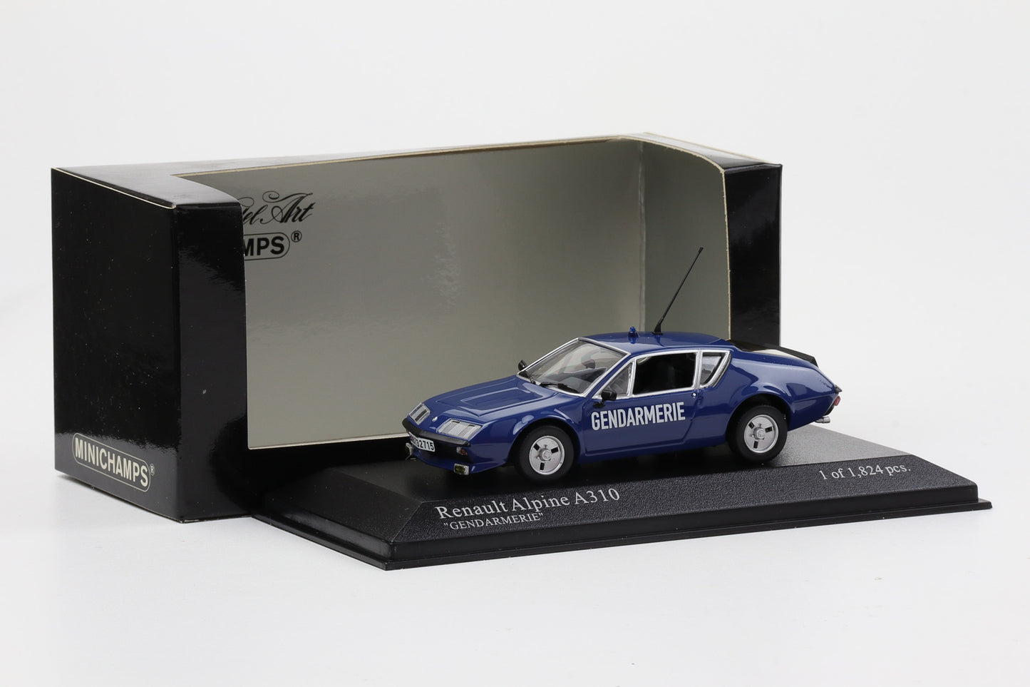 1:43 Minichamps Renault Alpine A310 Gendarmerie blau