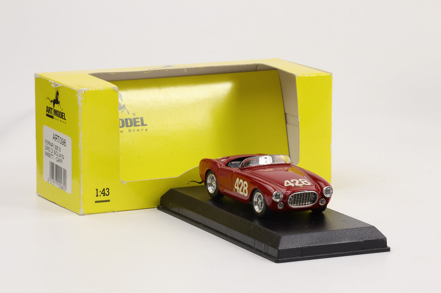 1:43 Art Model Ferrari 225 S Giro di Sicilia 1953 #428 Masetti Cappi
