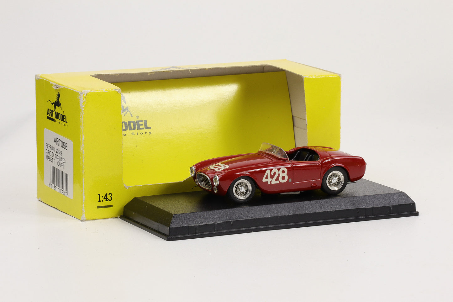 1:43 Art Model Ferrari 225 S Giro di Sicilia 1953 #428 Masetti Cappi