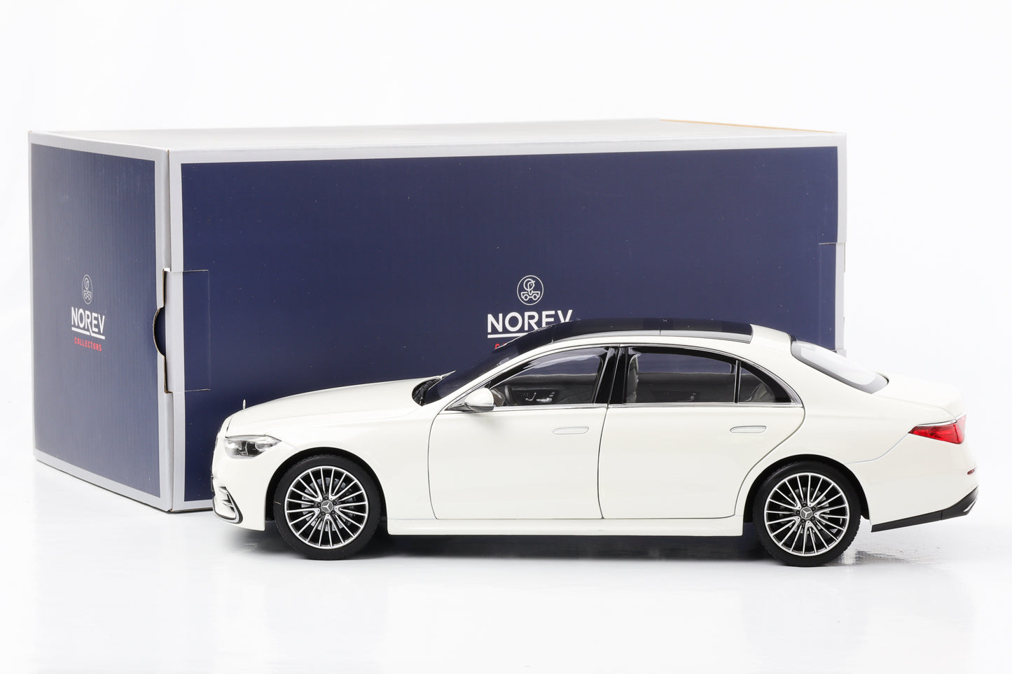 1:18 Mercedes-Benz S-Klasse AMG Line W223 2021 weiss metallic Norev