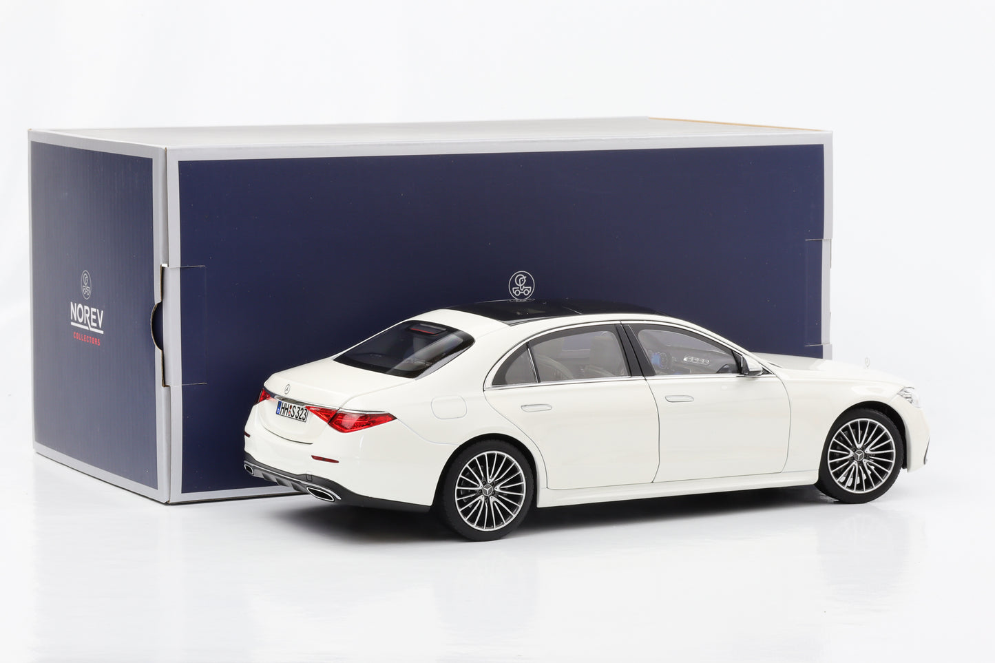 1:18 Mercedes-Benz S-Klasse AMG Line W223 2021 weiss metallic Norev