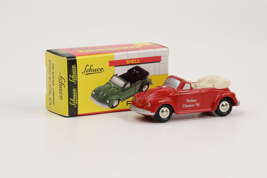 1:90 Schuco Piccolo VW Käfer Cabrio rot Techno Classica 1998