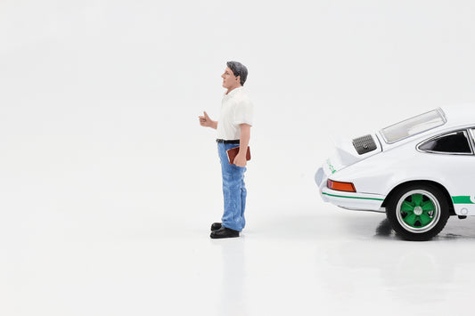 1:24 Figur Auto-Mechaniker Manager Tim T-Shirt Jeans American Diorama Figuren