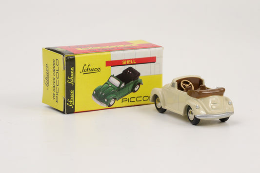 1:90 Schuco Piccolo VW Volkswagen Käfer Cabrio beige Motor Klassik