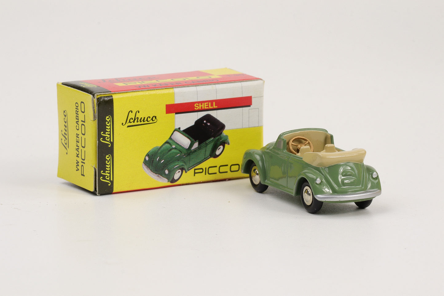 1:90 Schuco Piccolo VW Volkwagen Käfer Cabrio hellgrün 01401-HG