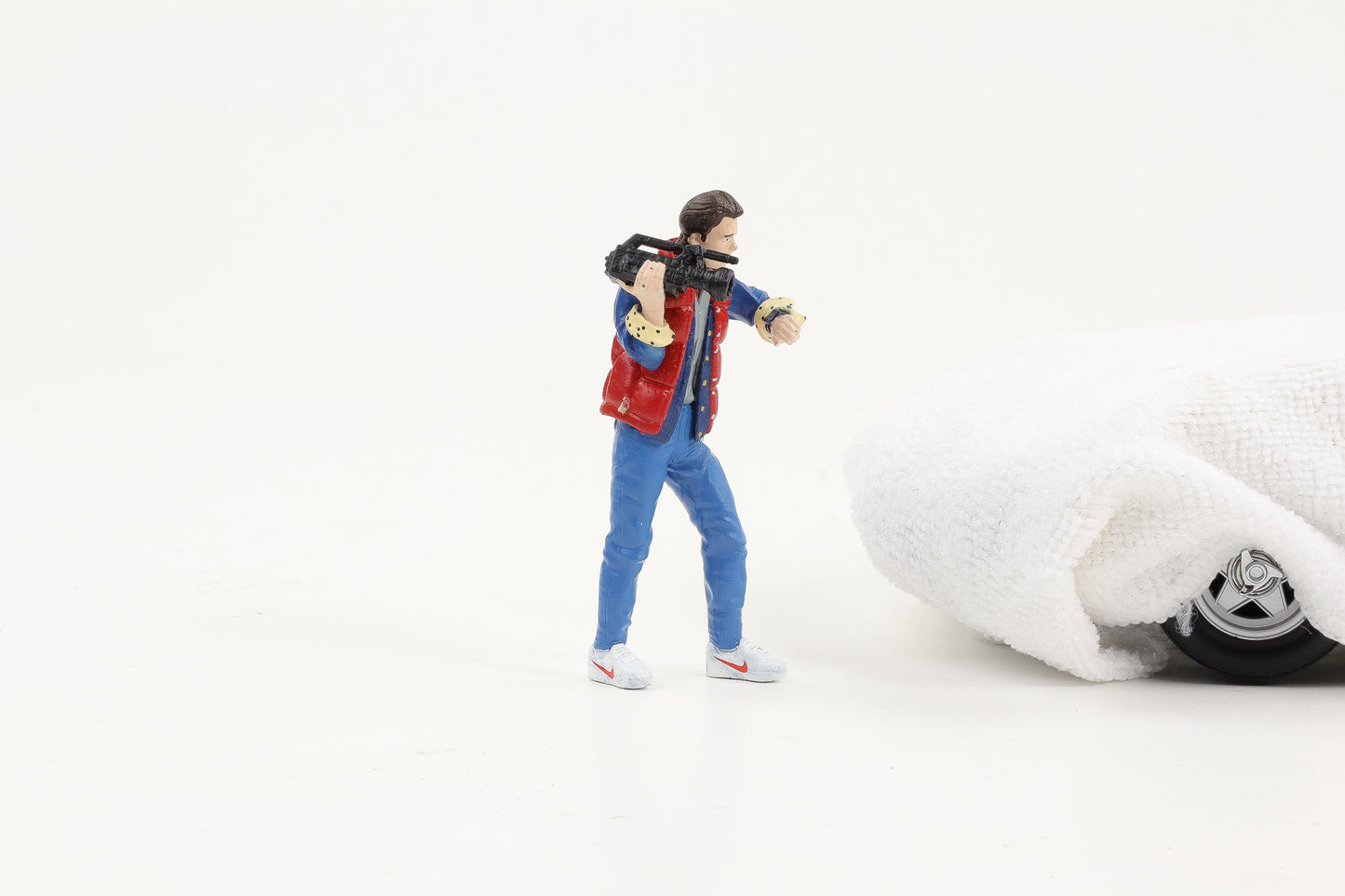 1:18 Cartrix Figur Marty Film Back to the Future I Kameramann Movie