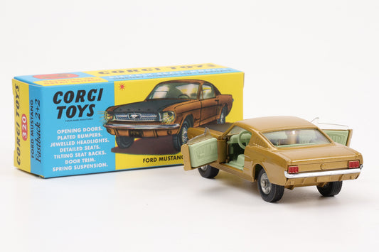 1:46 Corgi Toys Ford Mustang Fastback 2+2 Nr. 320 Repro