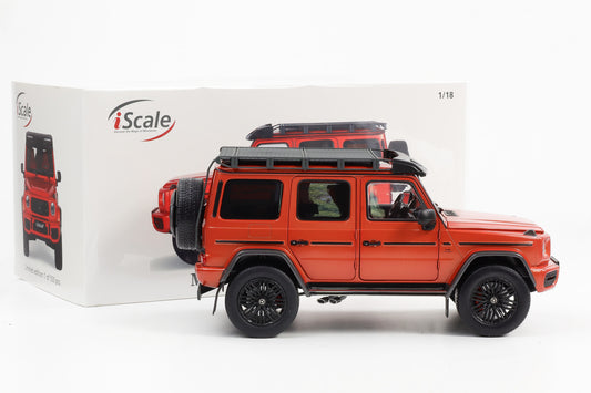 1:18 Mercedes-Benz AMG G63 W463 4x4 2022 kupferorange magno iScale 500 Stk. (Kopie)