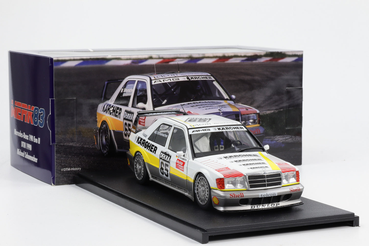 1:18 Werk83 Mercedes-Benz 190E 2.5-16 Evo II #65 DTM 1990 Michael Schumacher