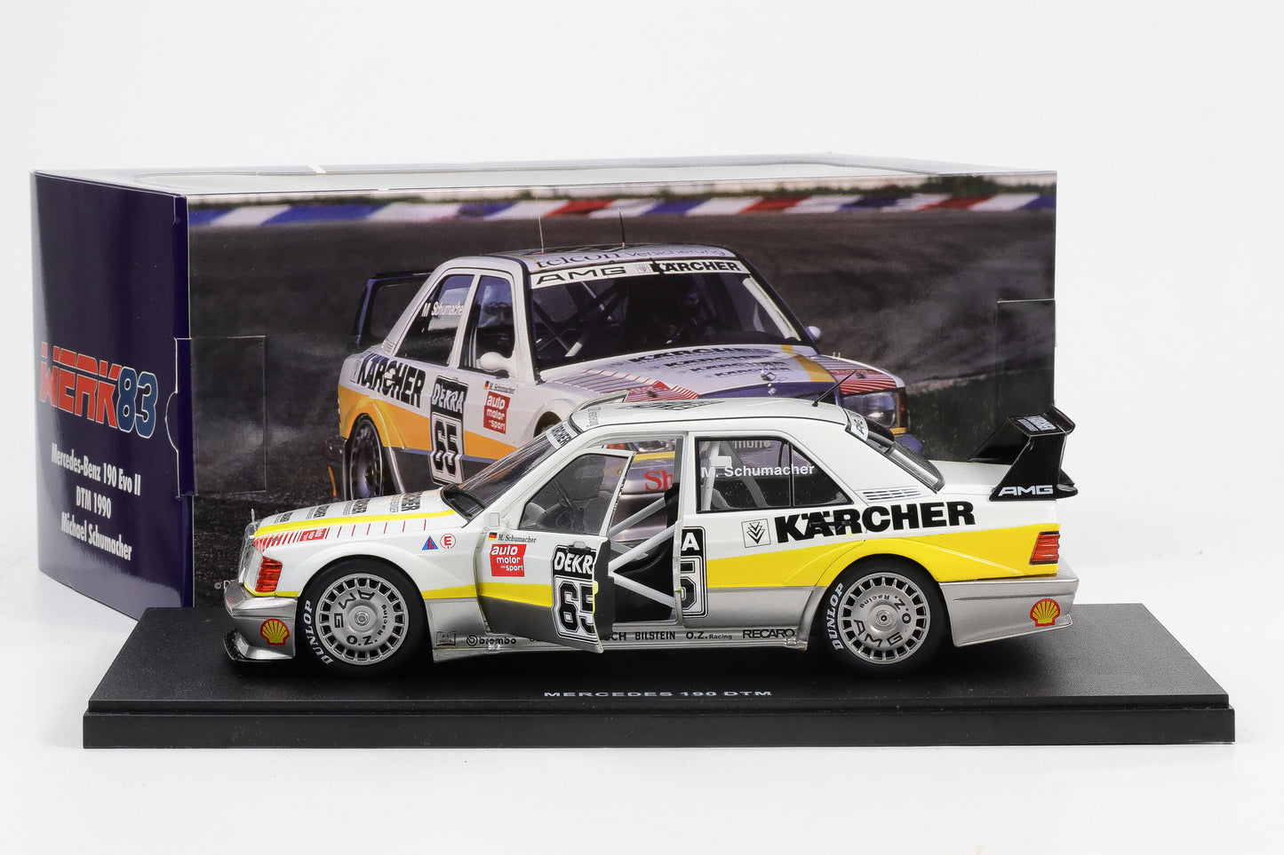 1:18 Werk83 Mercedes-Benz 190E 2.5-16 Evo II #65 DTM 1990 Michael Schumacher