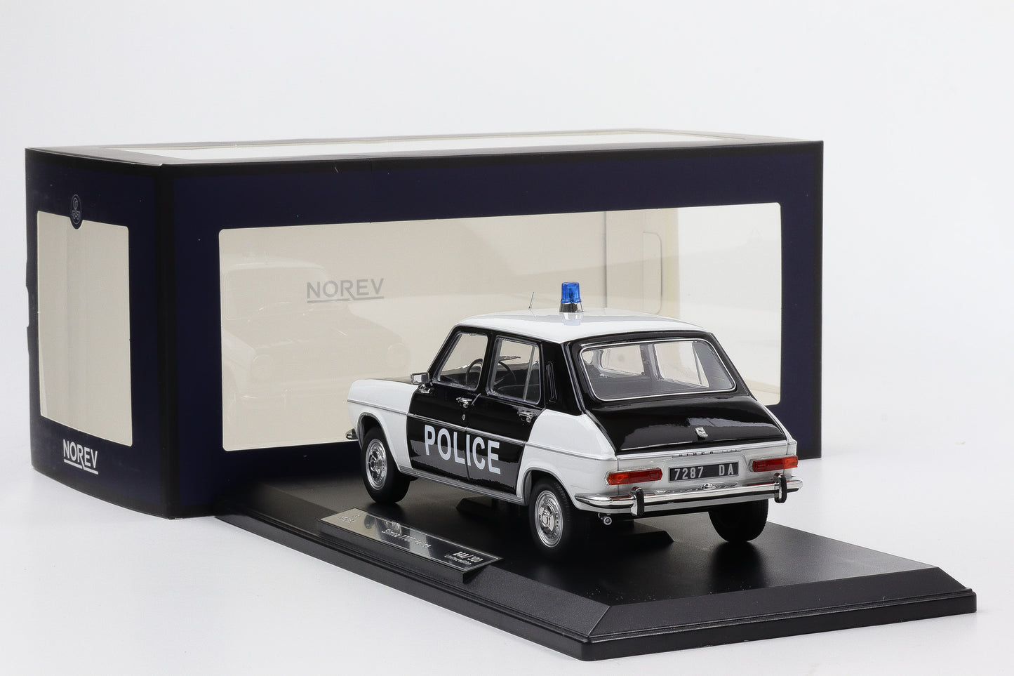 1:18 Norev Simca 1100 Police 1968 weiß-schwarz Limited Edtion 300 pcs 185753