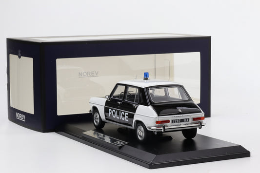 1:18 Norev Simca 1100 Police 1968 weiß-schwarz Limited Edtion 300 pcs 185753