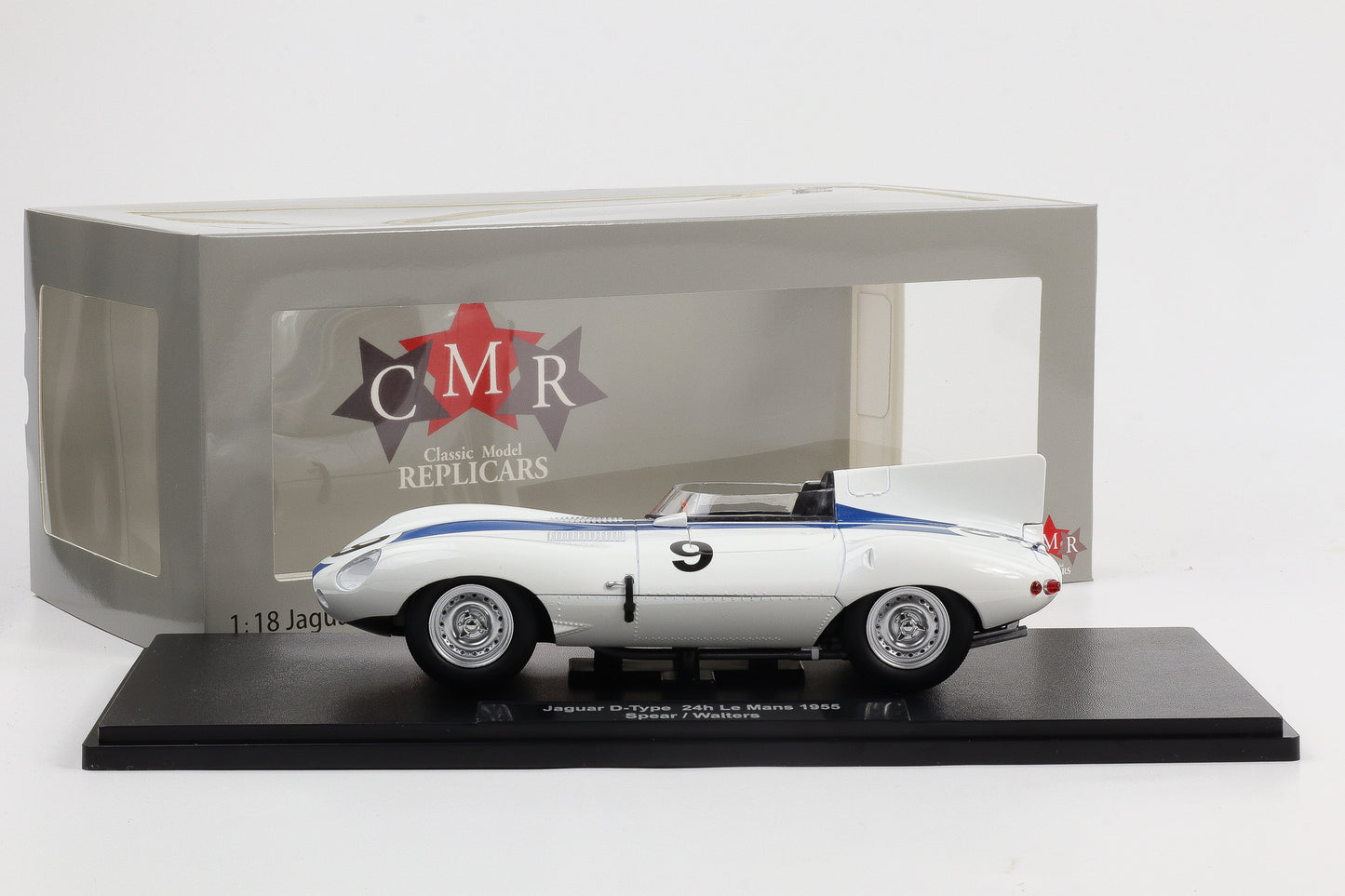 1:18 Jaguar D-Type #9 24h Le Mans 1955 Spear Walters 1:18 CMR diecast
