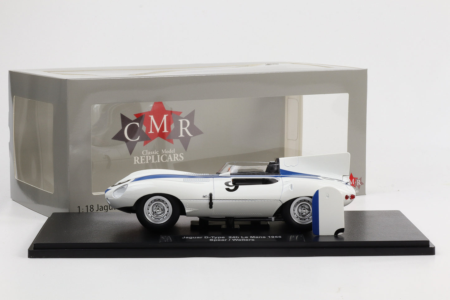 1:18 Jaguar D-Type #9 24h Le Mans 1955 Spear Walters 1:18 CMR diecast