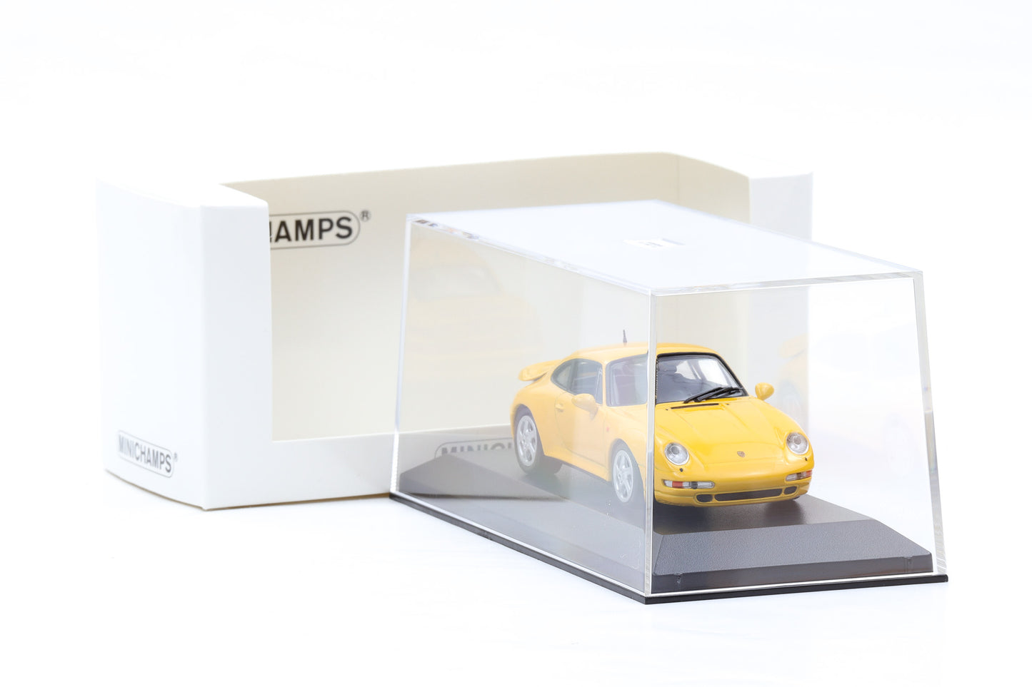 1:43 Porsche 911 993 Turbo 1995 gelb Minichamps limited