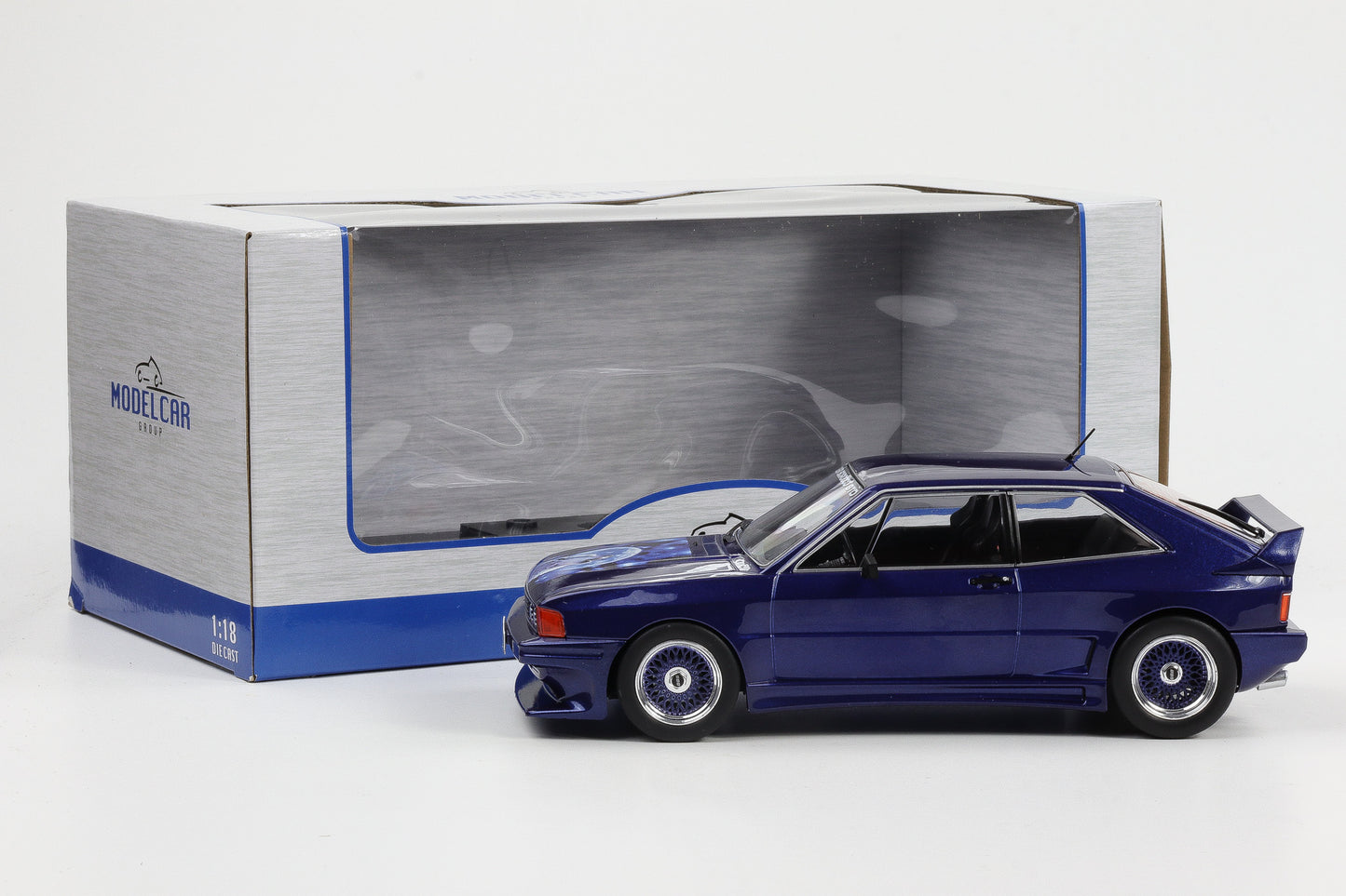 1:18 VW Volkswagen Scirocco Rieger GTO Tuning 1980 blau metallic MCG Diecast