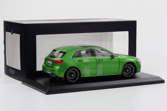 1:18 Mercedes-Benz W177 A-Class 2018 green metallic full opening limited 200 pcs