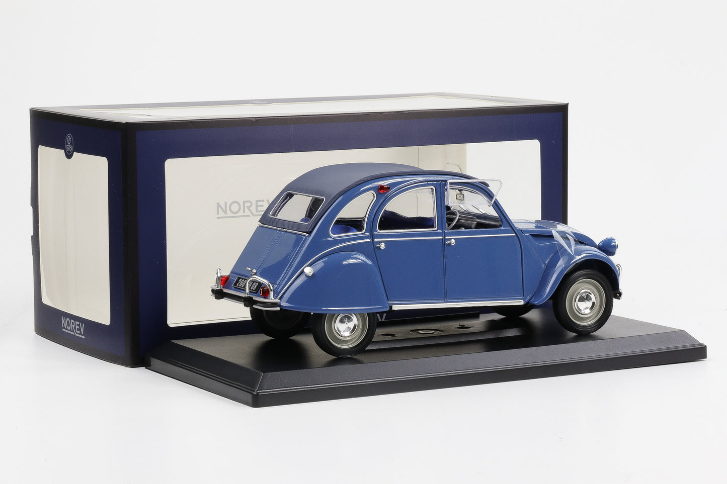 1:18 Citroen 2CV AZAM 1966 Zykladenblau 200 pcs Norev 181431