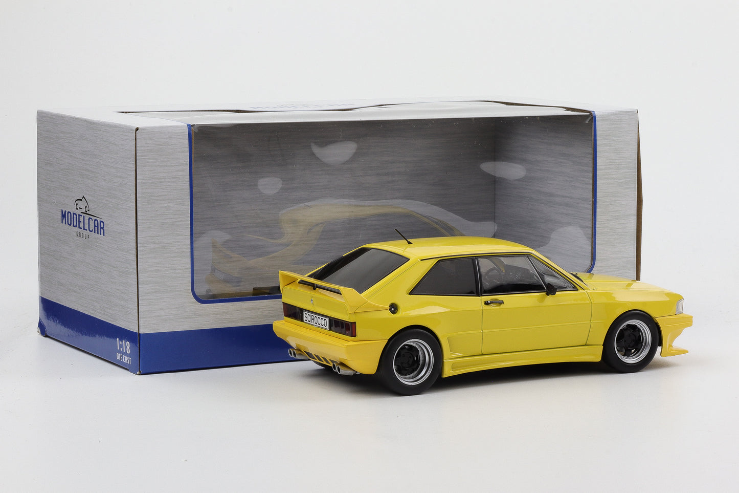 1:18 VW Volkswagen Scirocco Rieger GTO Tuning 1980 gelb MCG Diecast