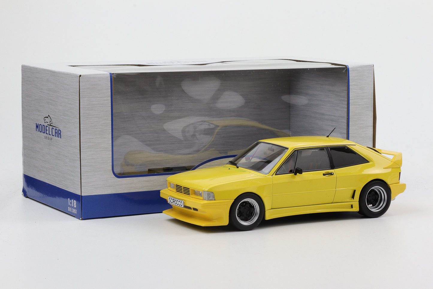 1:18 VW Volkswagen Scirocco Rieger GTO Tuning 1980 gelb MCG Diecast