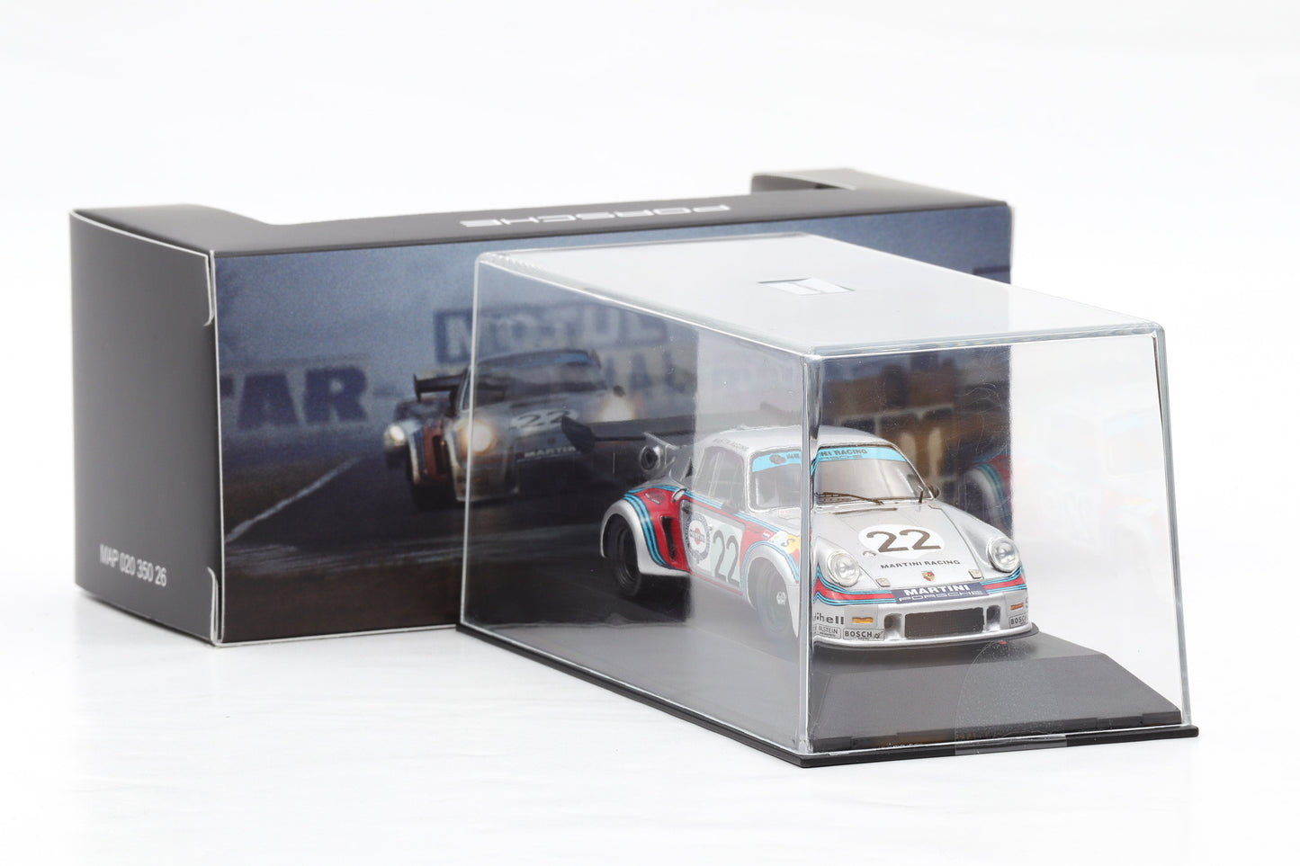 1:43 Spark Porsche 911 Carrera RSR Turbo 2.1 n° 22 2. 24h le Mans 1974 Martini Racing