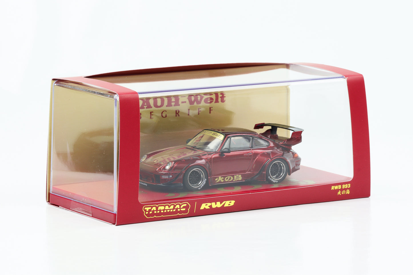 1:43 Porsche 911 RWB 933 Phoenix (火の鳥) RAUH-Welt bordeauxrot Tarmac