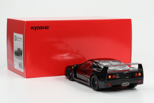 1:18 Kyosho Ferrari F40 Coupe schwarz full opening No. 08416BK