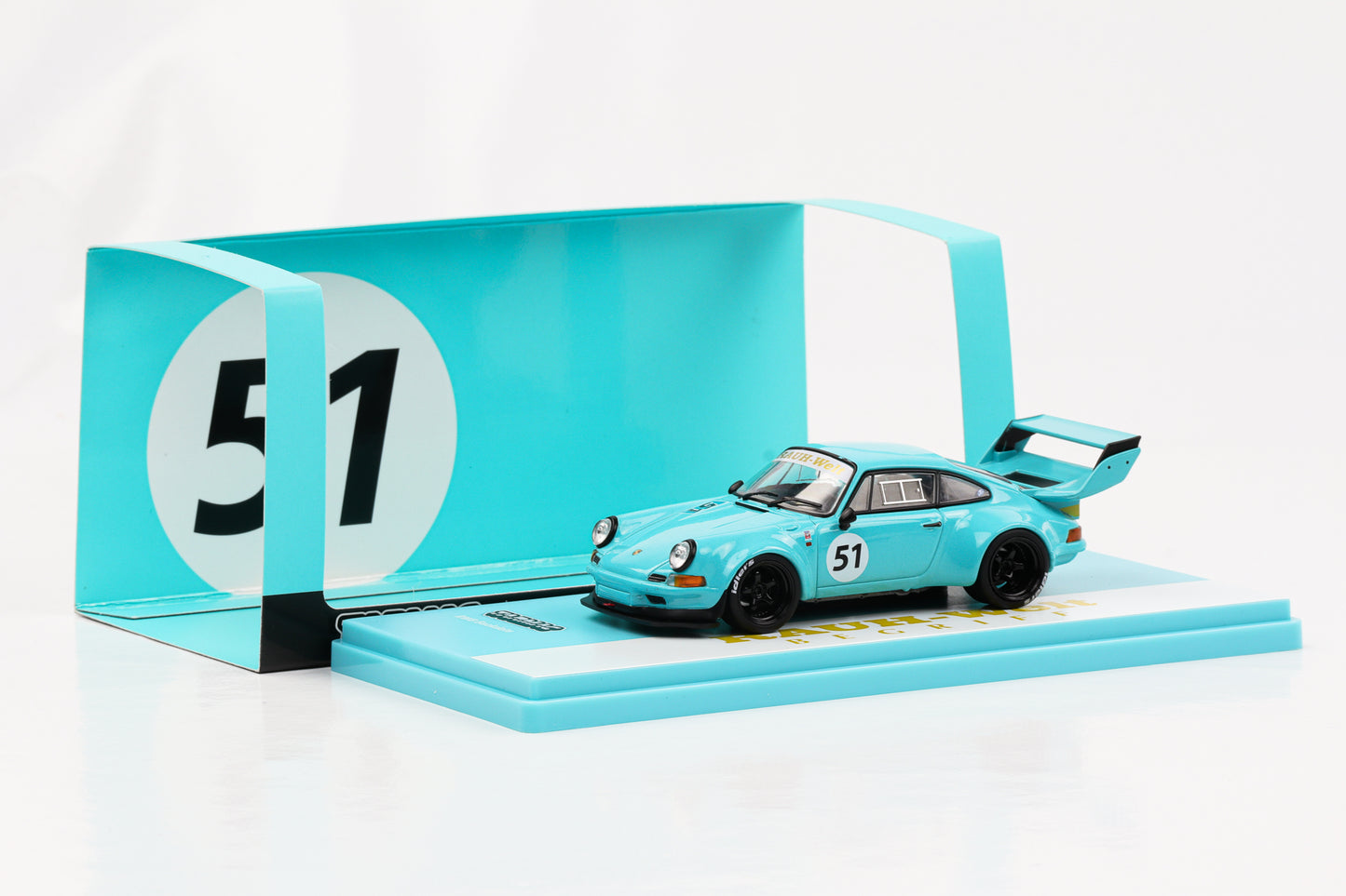 1:43 Porsche 911 964 RWB #51 Backdate RAUH-Welt blau Tarmac