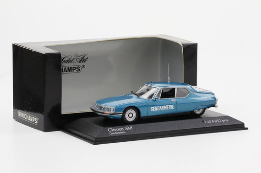 1:43 Minichamps Citroen SM 1970 Gendarmerie metallic-türkis