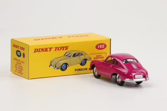 1:43 Dinky Toys Porsche 356A Coupe 1958 magenta rot purple 182 Norev