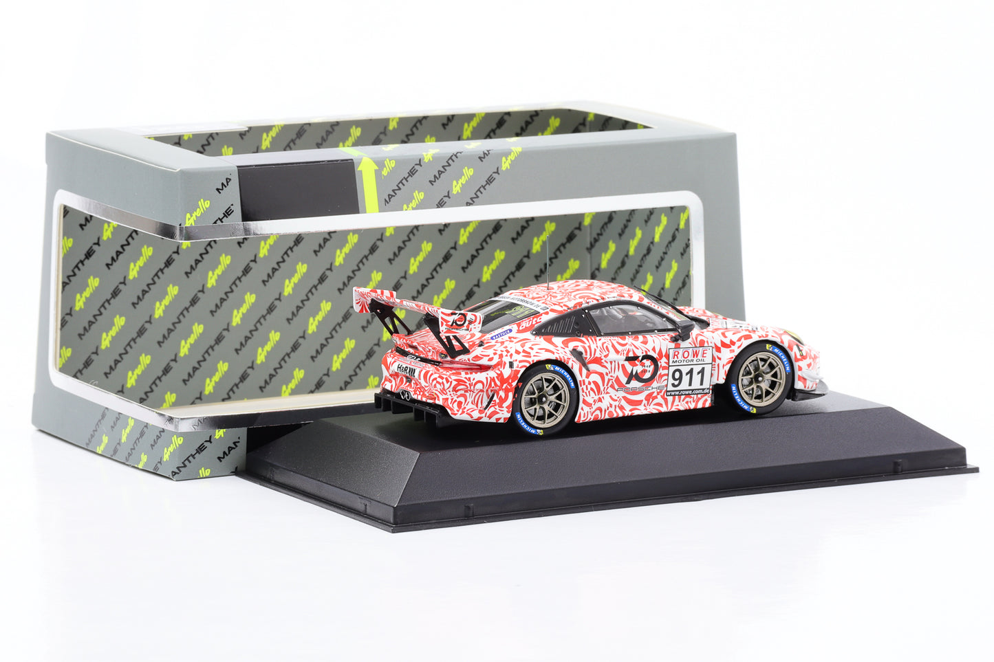 1:43 Porsche 911 GT3 R #911 VLN 9 Nürburgring 2018 Manthey Racing Ixo