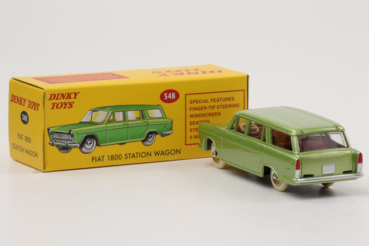 1:43 Dinky Toys Fiat 1800 Station Wagon 1962 grün metallic Norev 548