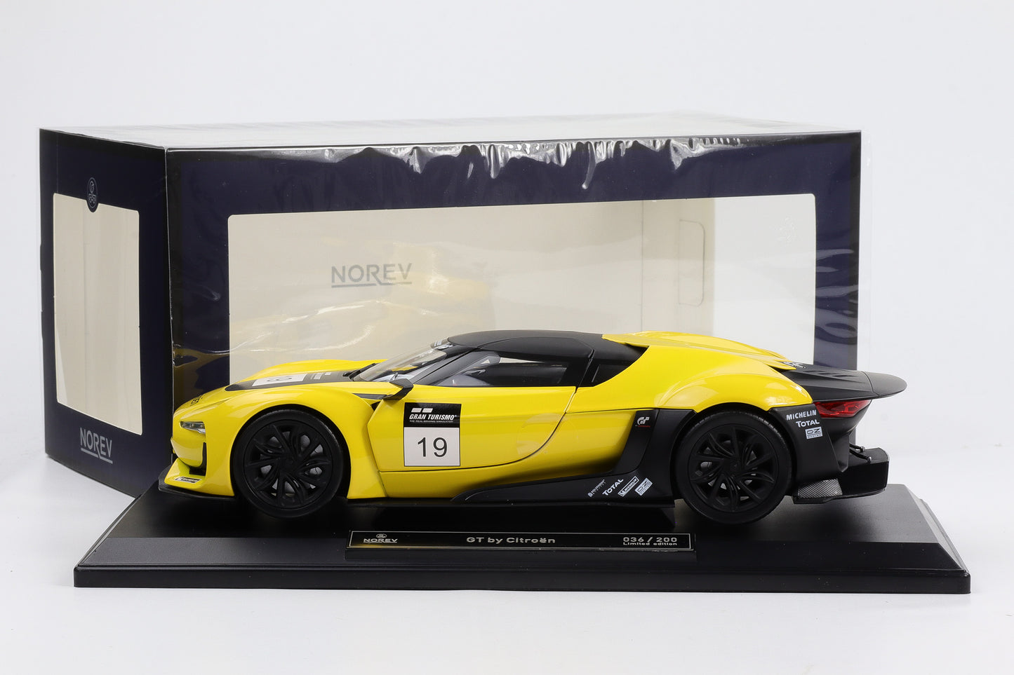 1:18 Norev GT by Citroen Concept Car 2008 yellow black Gran Turismo Limited