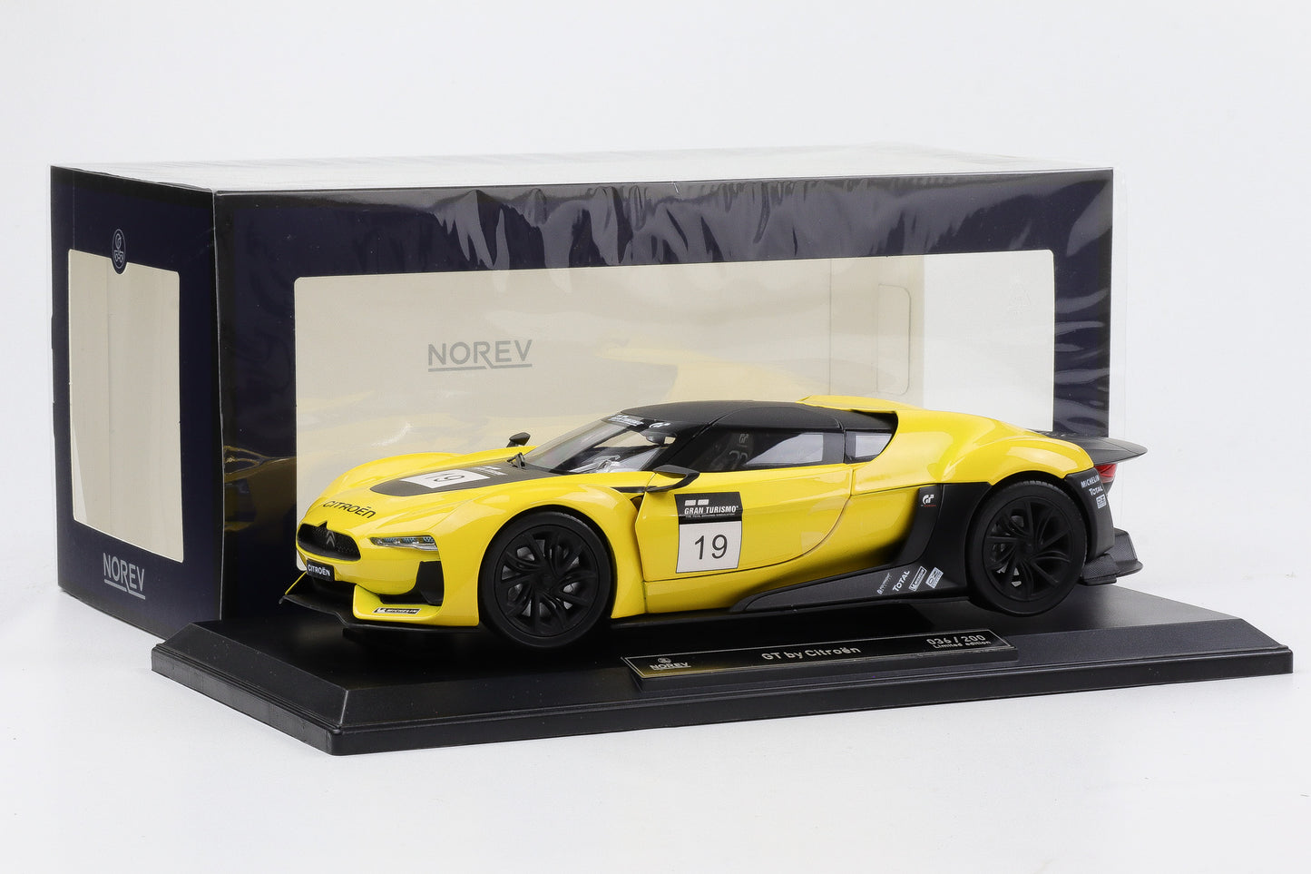 1:18 Norev GT by Citroen Concept Car 2008 yellow black Gran Turismo Limited