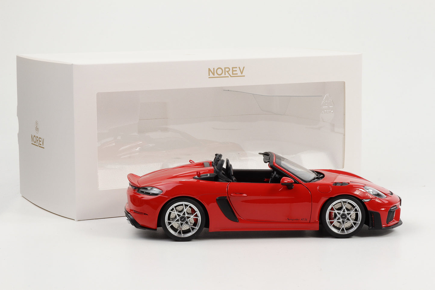 1:18 Norev Porsche 718 RS Spyder 2023 indisch rot full opening 187271