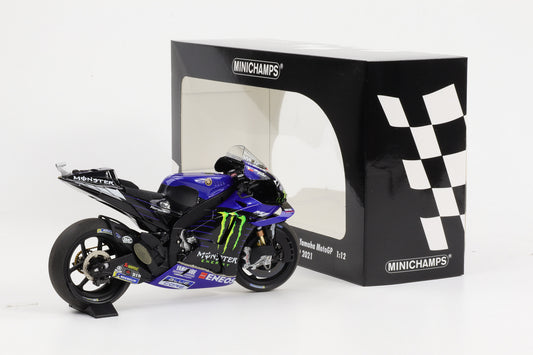 1:12 Yamaha YZR-M1 Monster Maverick Vinales MotoGP 2021 Minichamps
