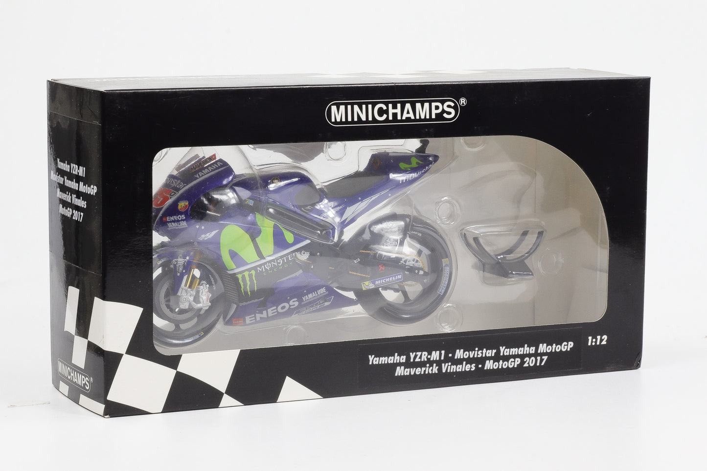 1:12 Yamaha YZR-M1 Moviestar Maverick Vinales MotoGP 2017 Minichamps