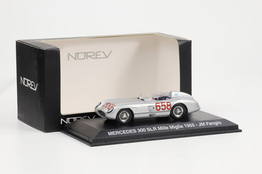 1:43 Norev Mercedes-Benz 300 SLR Mille Miglia 1955 Fangio