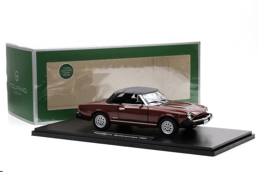 1:18 ( Fiat 124 Spider) Pininfarina Spidereuropa 1982 marrone amaryllis Touring Modelcars