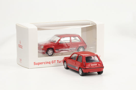 1:43 Renault R5 Supercinq GT Turbo rot Jet Car Norev diecast 510539