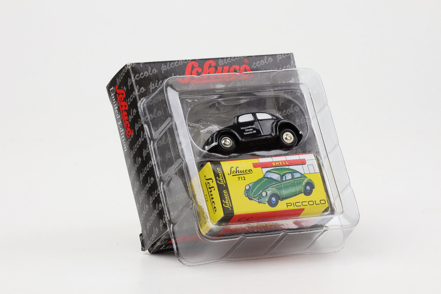 1:90 Schuco Piccolo VW Käfer Stiftung AutoMuseum Volkswagen Weihnachten 1998 Limitiert 1000 Stk.
