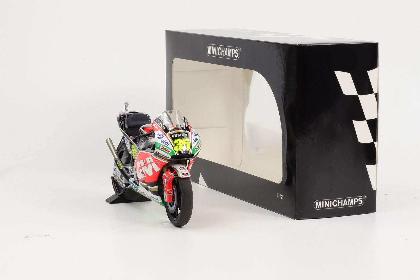 1:12 Honda RC213V Bike Cal Crutlow Team MotoGP 2017 Minichamps