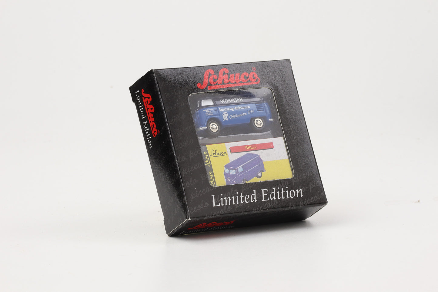 1:90 Schuco Piccolo VW T1 Bus Wormser Technomobiel Spielzeug-Auktionen Limitiert Art.Nr. 05151